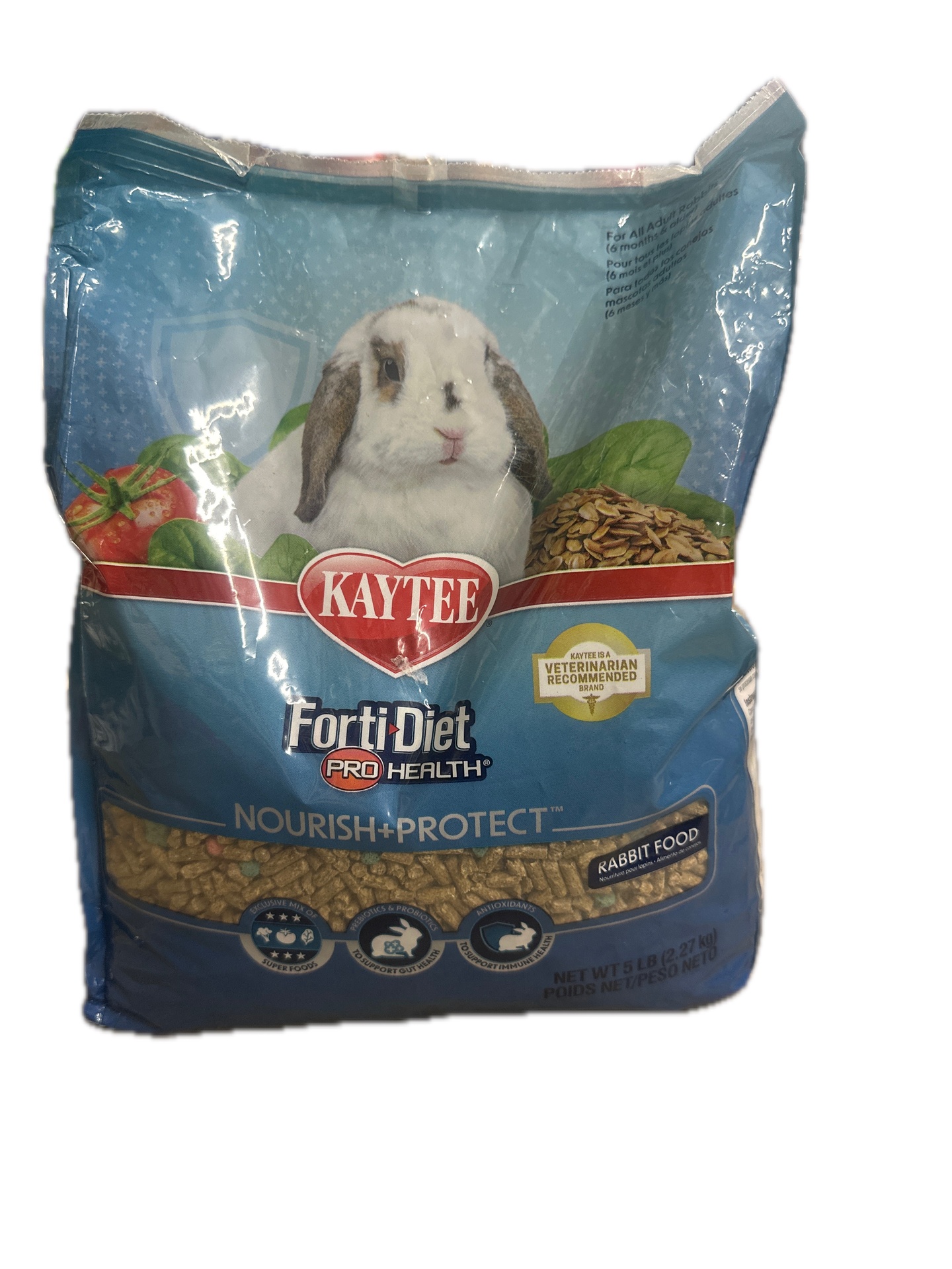 5 lb Kaytee Nourish + Protect Rabbit Food