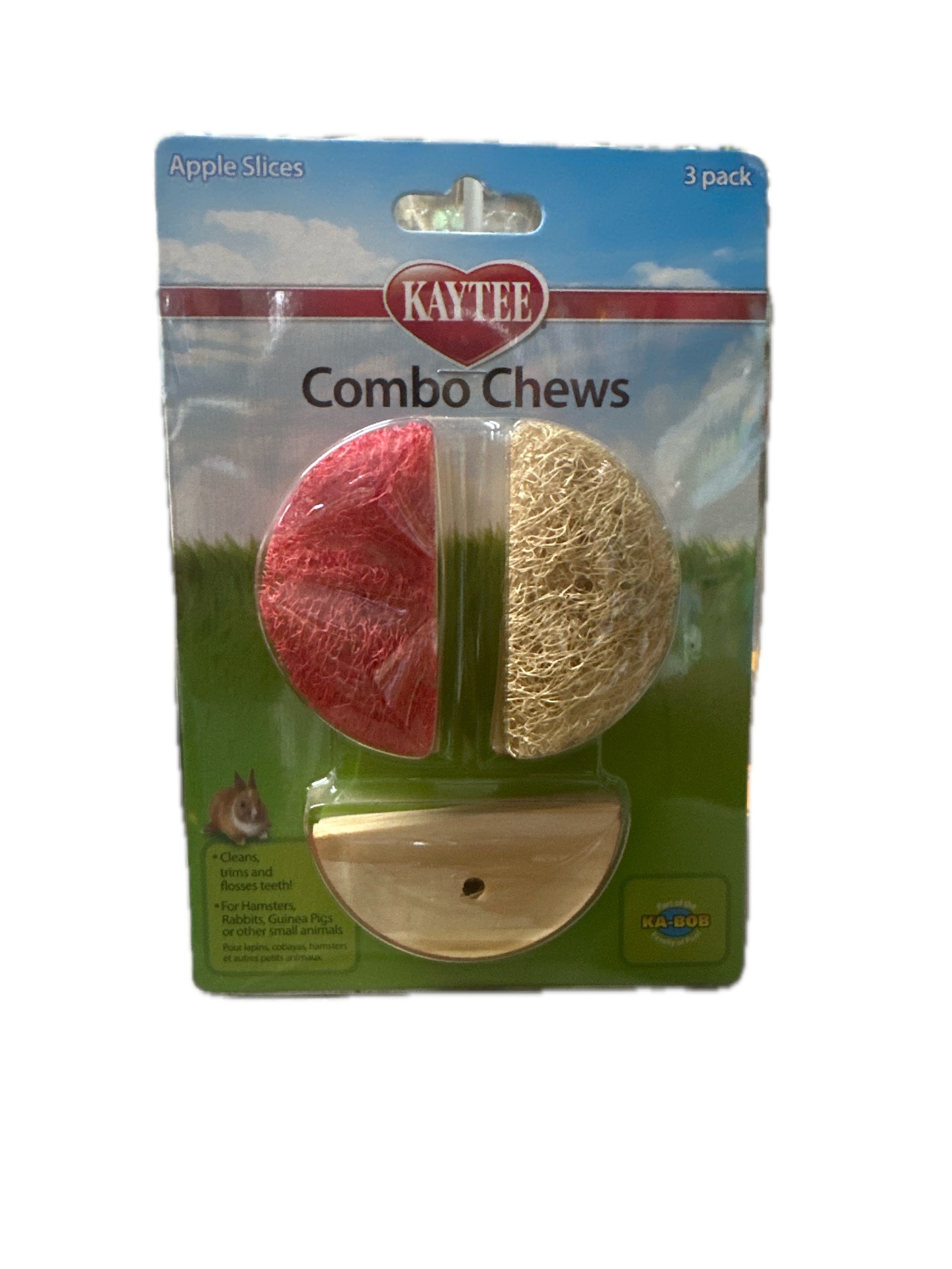 Kaytee Combo Chews Apple Slices 3 Count