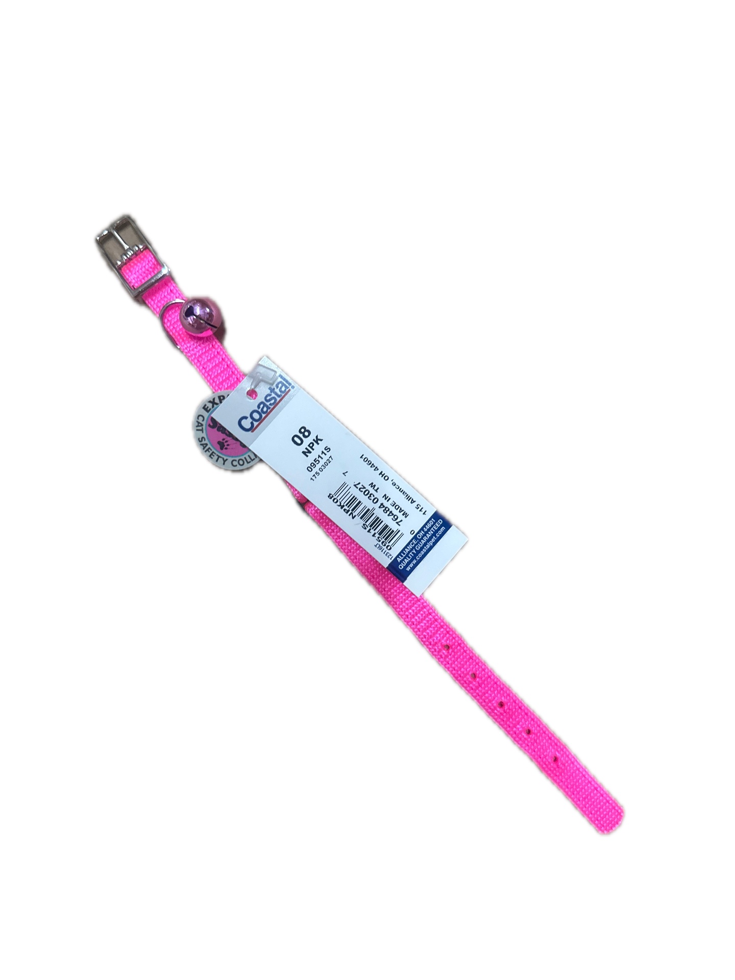 Cat 8” Safety Collar, Neon Pink