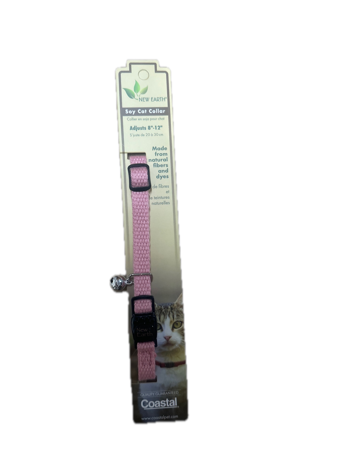 Soy 8”-12” Cat Collar, Rose