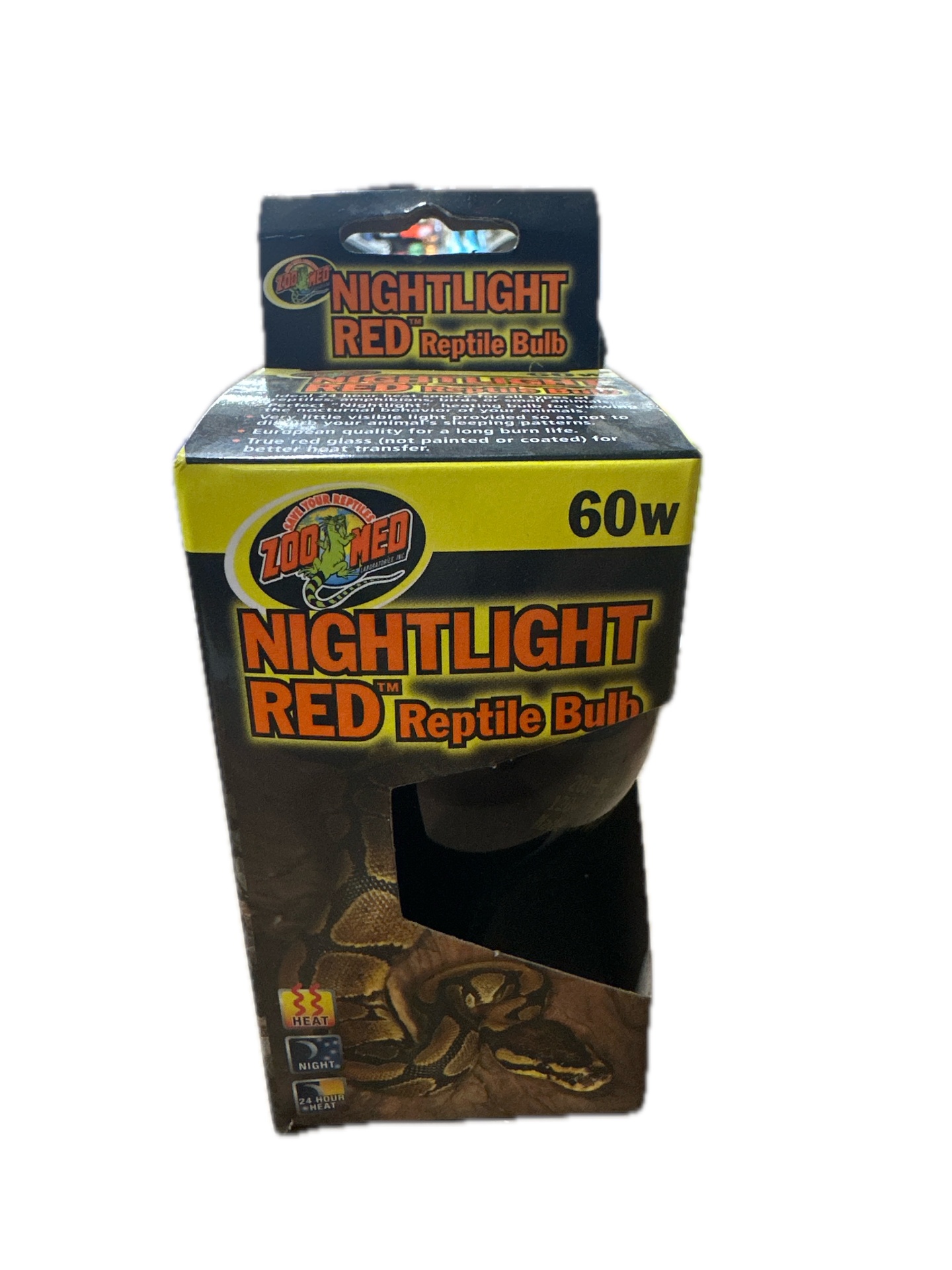 Zoo Med Night Light Red Reptile Bulb 60 Watt