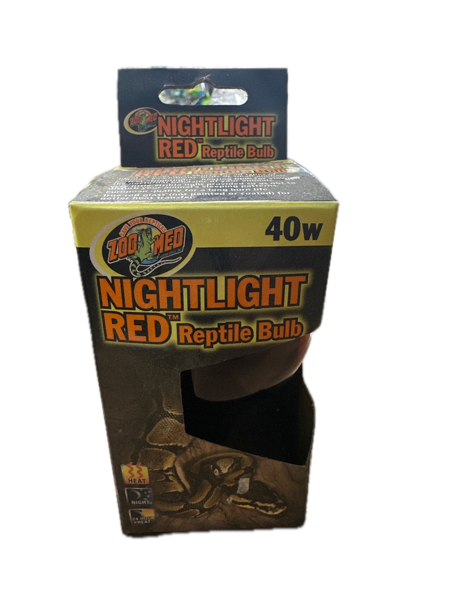 Zoo Med Night Light Red Reptile Bulb 40 Watt
