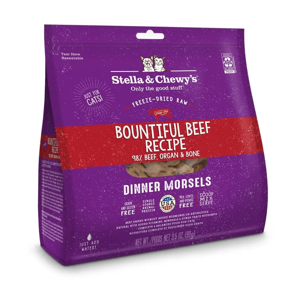 Stella & Chewy's Freeze Dried Bountiful Beef Cat 3.5 oz