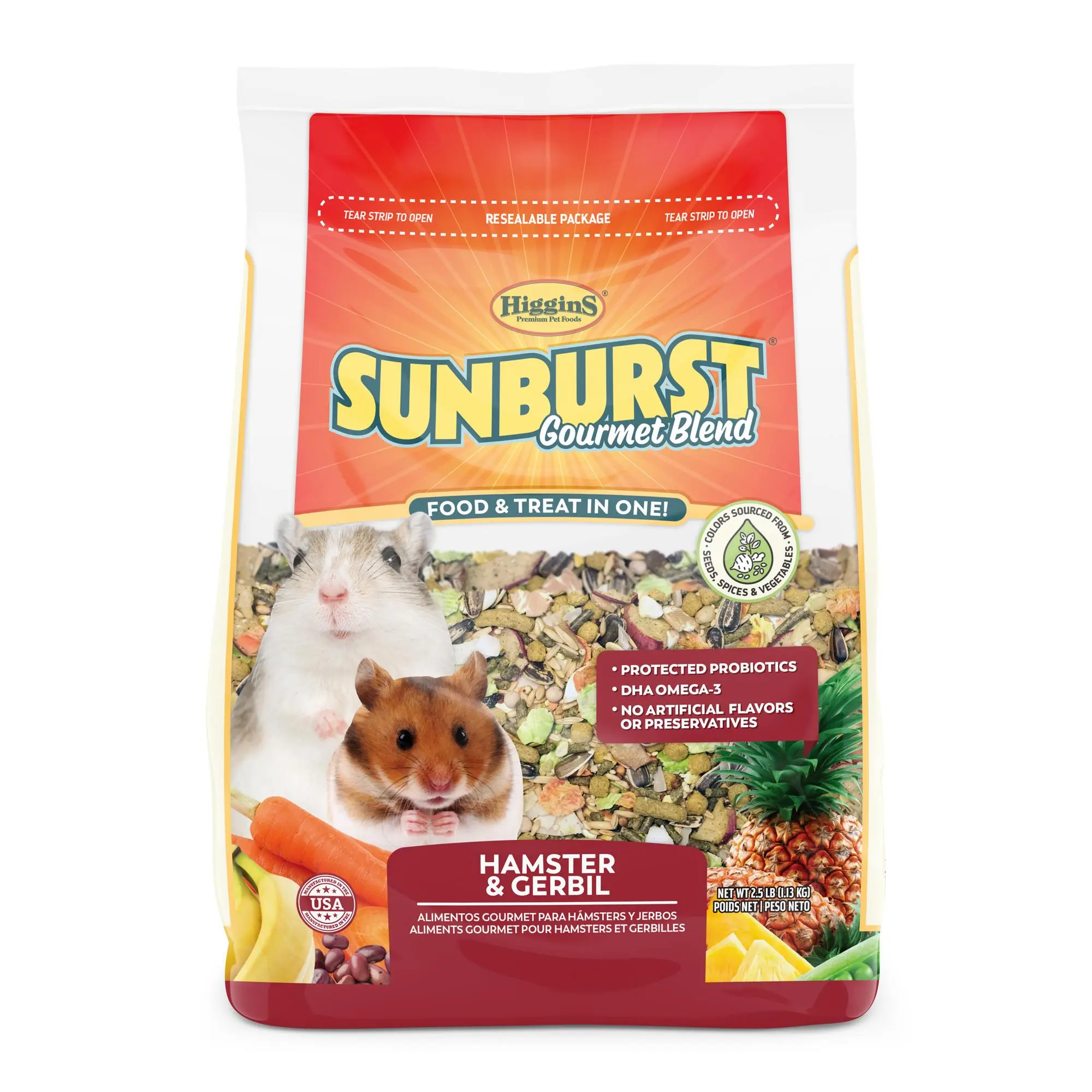 2.5 lb Higgins Sunburst Hamster & Gerbil