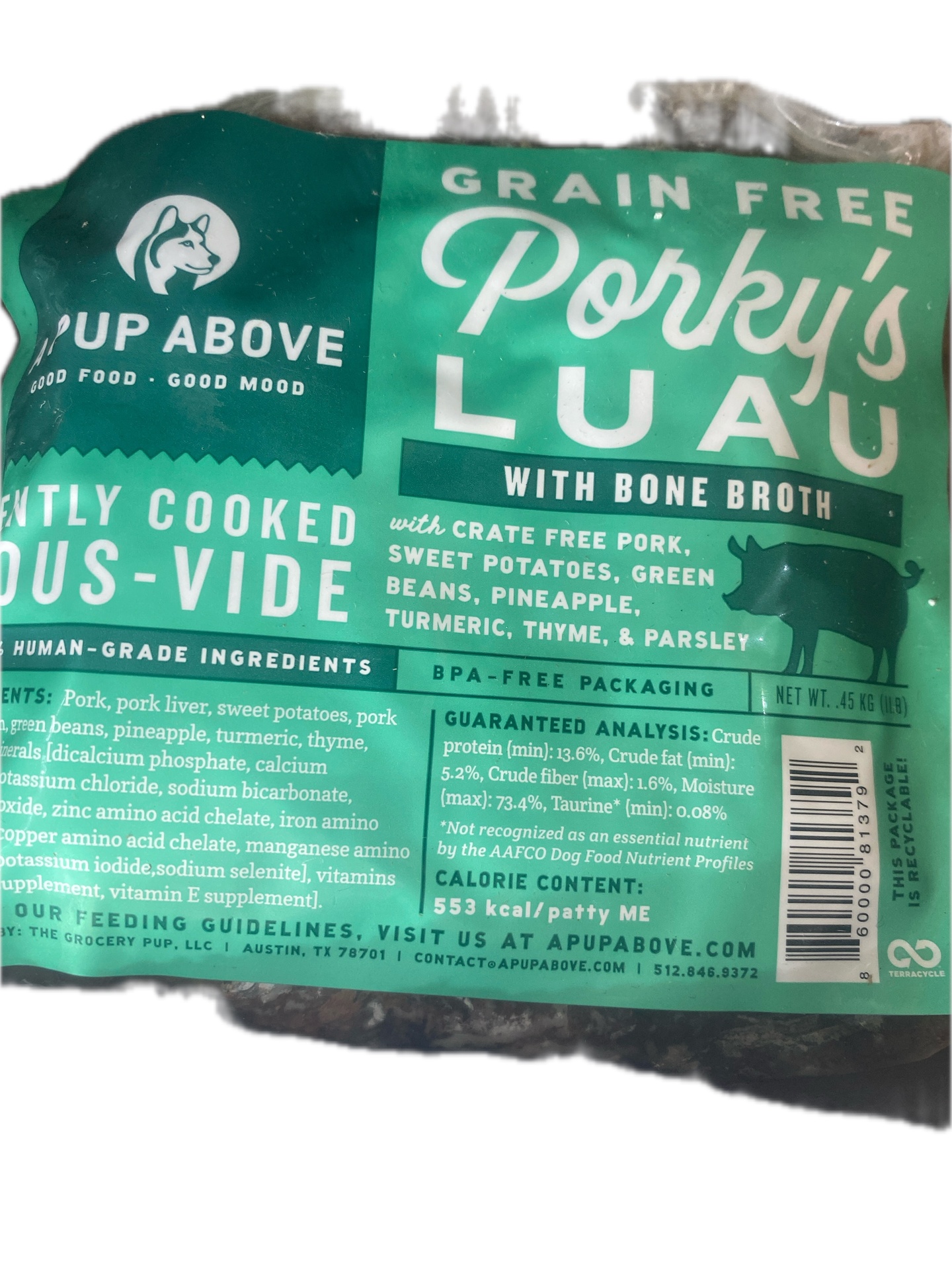 1 lb A Pup Above Pork