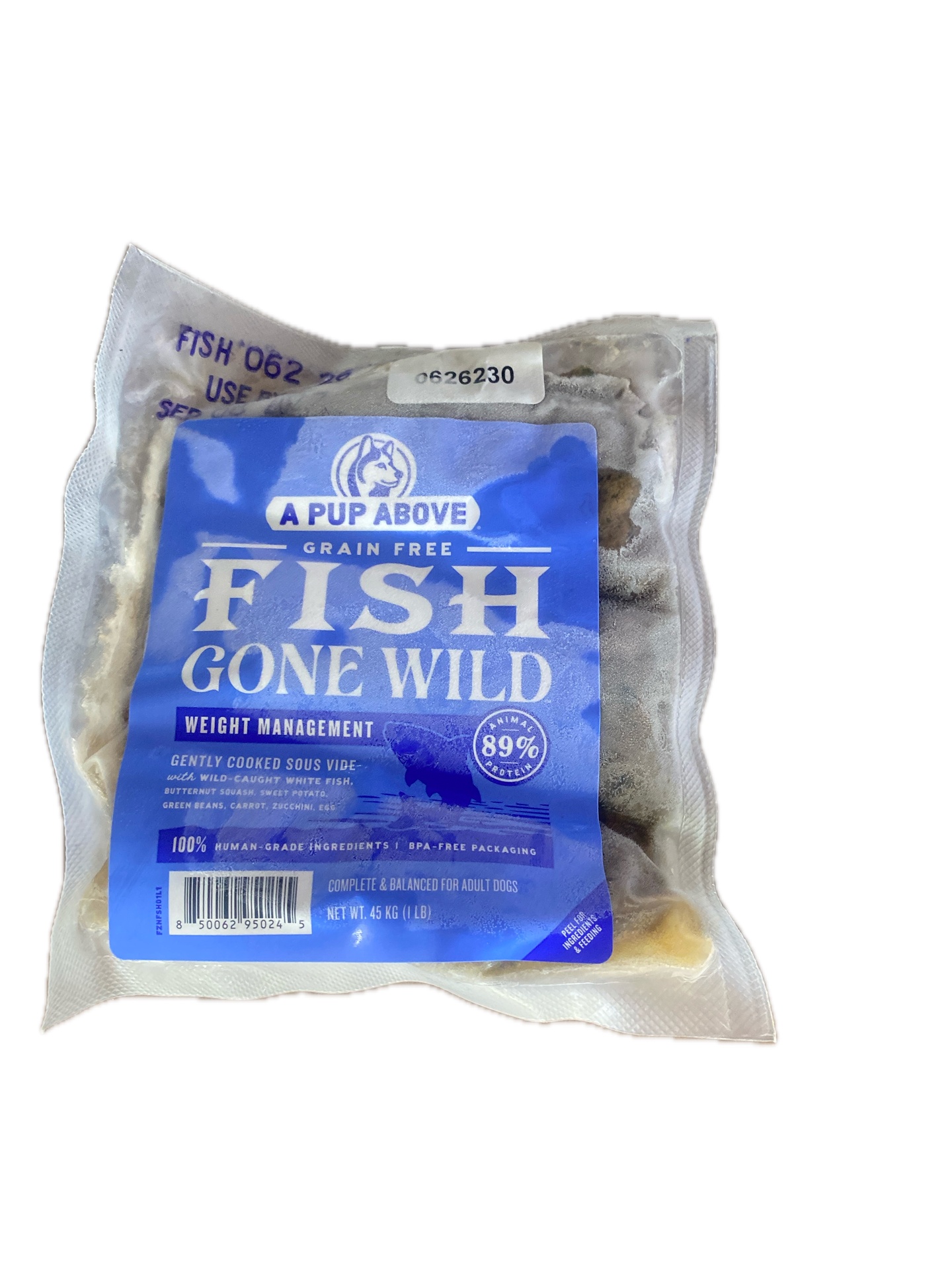 A Pup Above Grain Free Fish Gone Wild Weight Management White Fish 1 lb