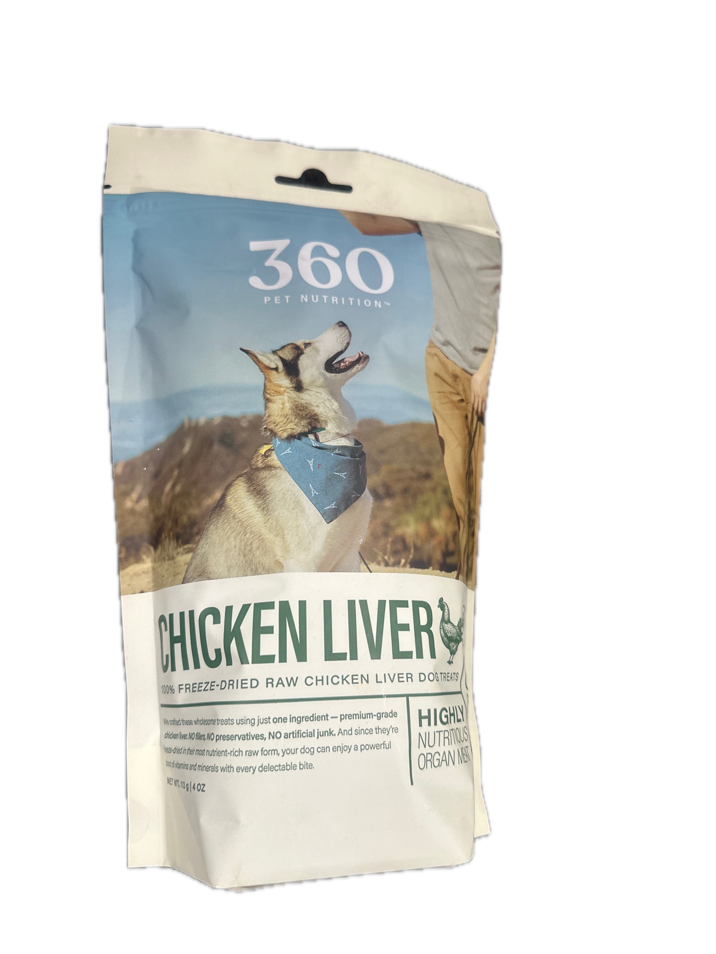 360 Freeze-Dried Chicken Liver 4 oz