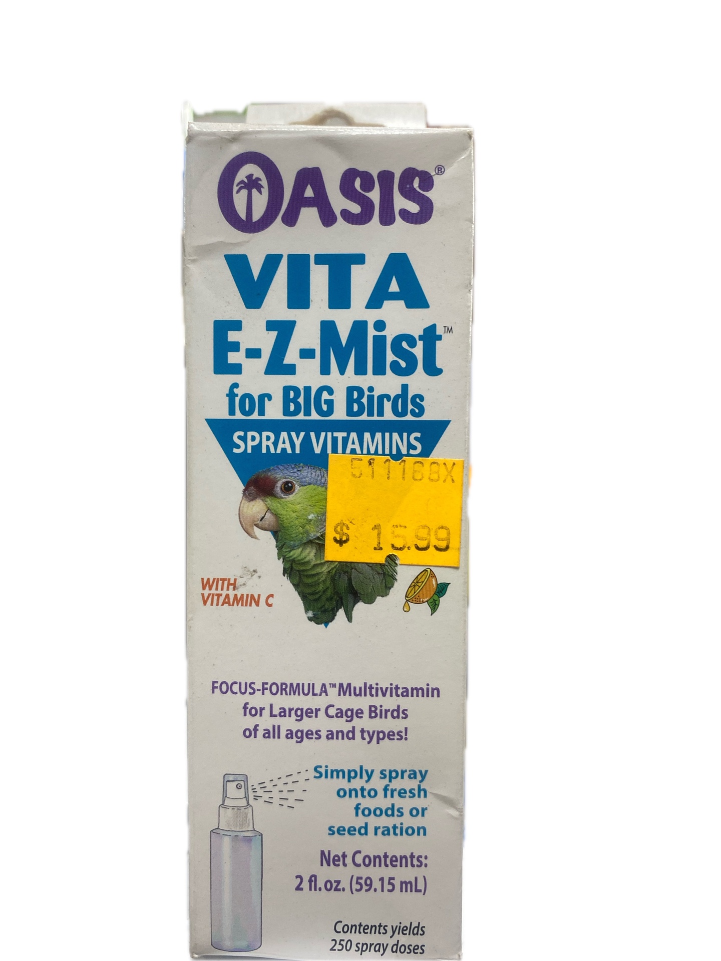 Vita E-Z Mist for Big Birds 2 oz