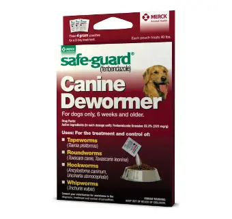 Safe-Guard® (Fenbendazole) Canine Dewormer 4 g 3 / Pkg