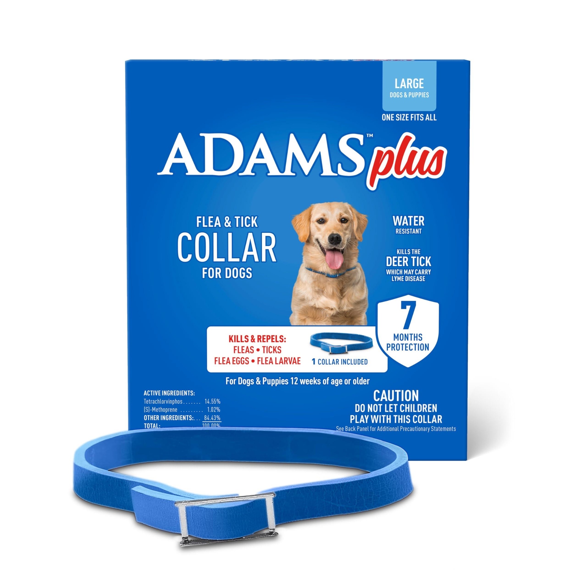 Adams Plus Flea & Tick Collar Dog Large