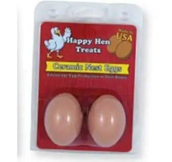 Happy Hen™ Ceramic Nest Eggs Brown 2 / Pkg