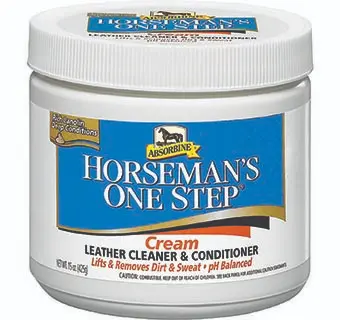Horsemans One Step Cream Leather Cleaner and Conditioner - 15 oz
