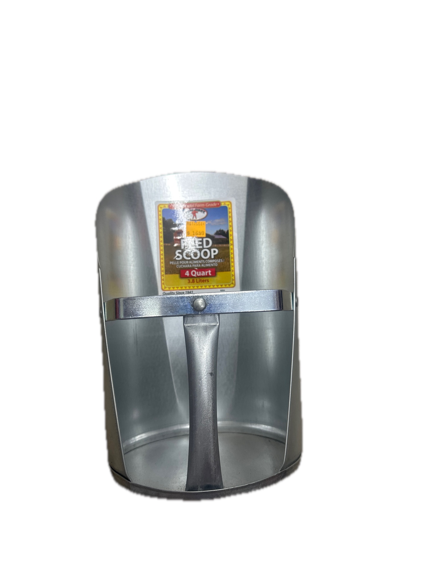 Silver Feed Scoop Little Giant 4 Qt