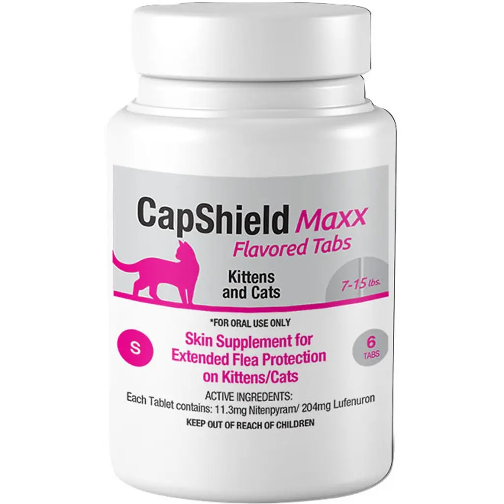 Capshield Maxx Skin Supplement Tabs for Cats