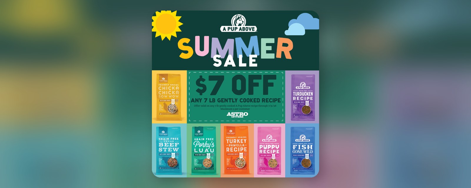 A Pup Above | $7.00 OFF 7lb Gently Cooked